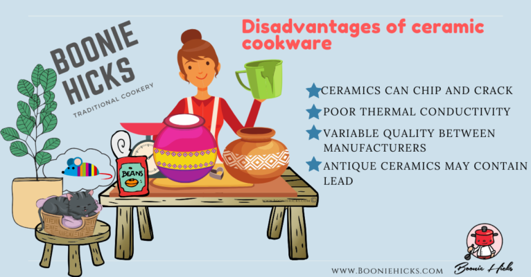 Disadvantages of ceramic cookware