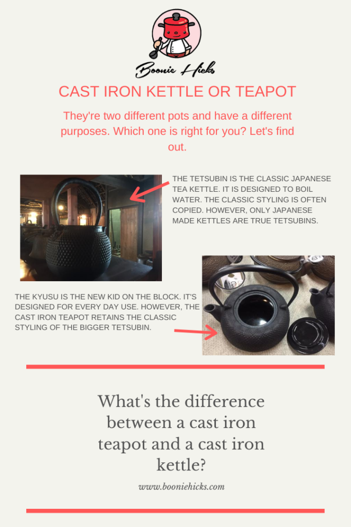 Japanese Cast Iron Teapot vs. Kettle Which One To Use?