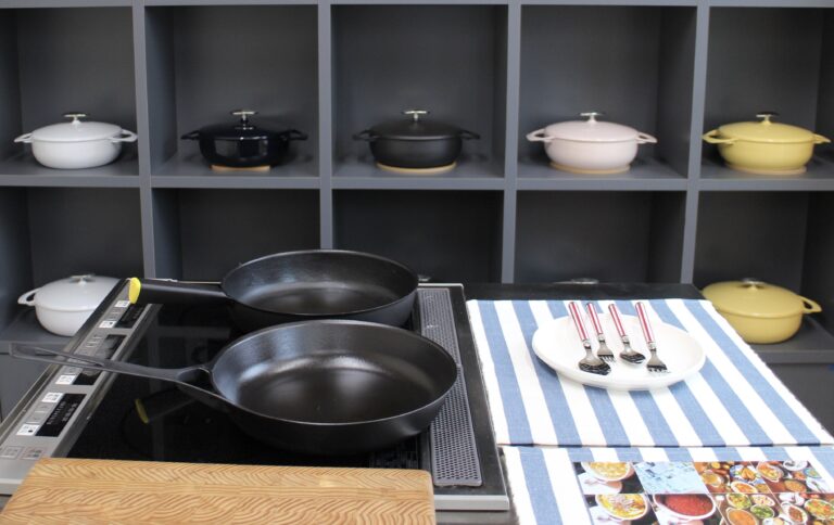 Unilloy and SSC cast iron on display at Sanjo Special Cast Co Foundry