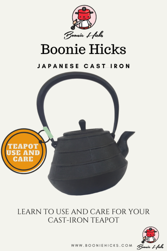 How to use a cast iron teapot