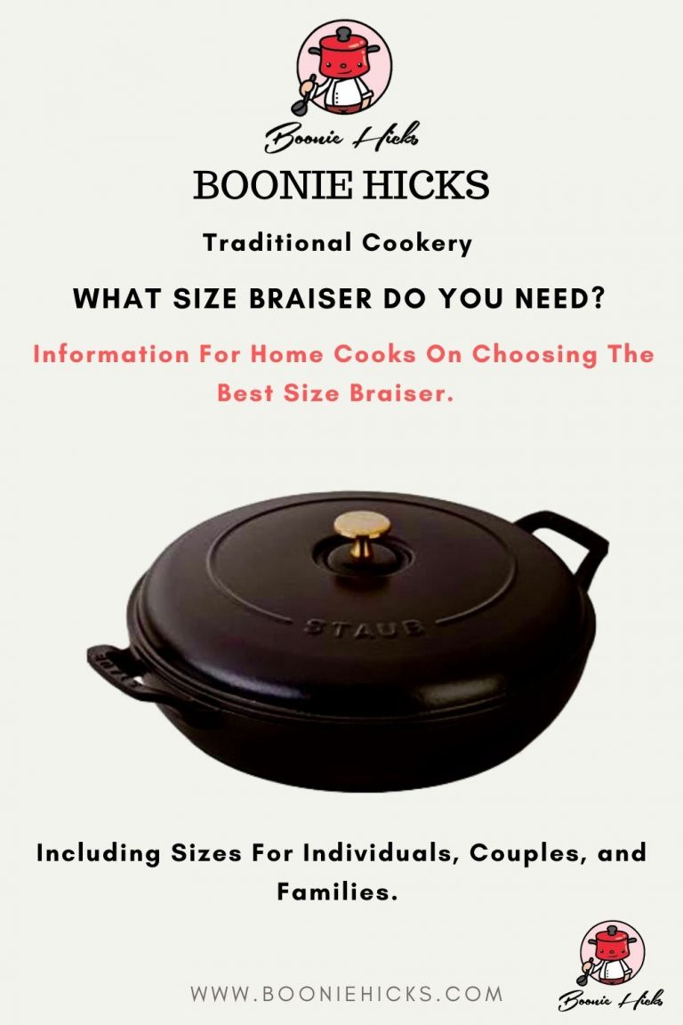 Choose The Best Size Braiser For Singles, Couples, and Families.