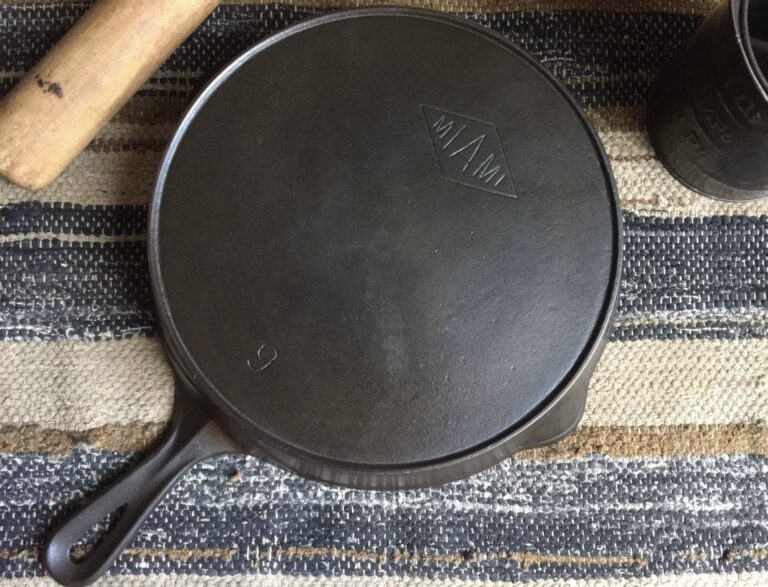 Antique Miami iron skillet