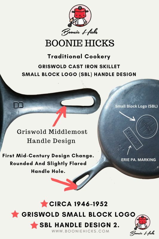 Griswold small logo handle